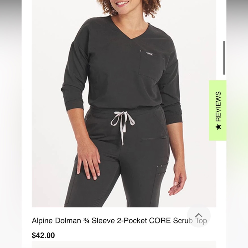 Dolan 3/4 Sleeve Scrub Top